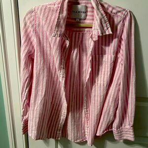 Pink Striped Shirt
